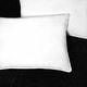 preview thumbnail 4 of 4, Superior Solid Microfiber Medium Density Pillow - White