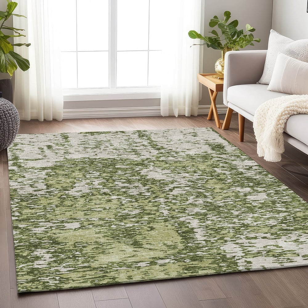 Premium Washable Super Soft Abstract Pixels Mayfield Rug