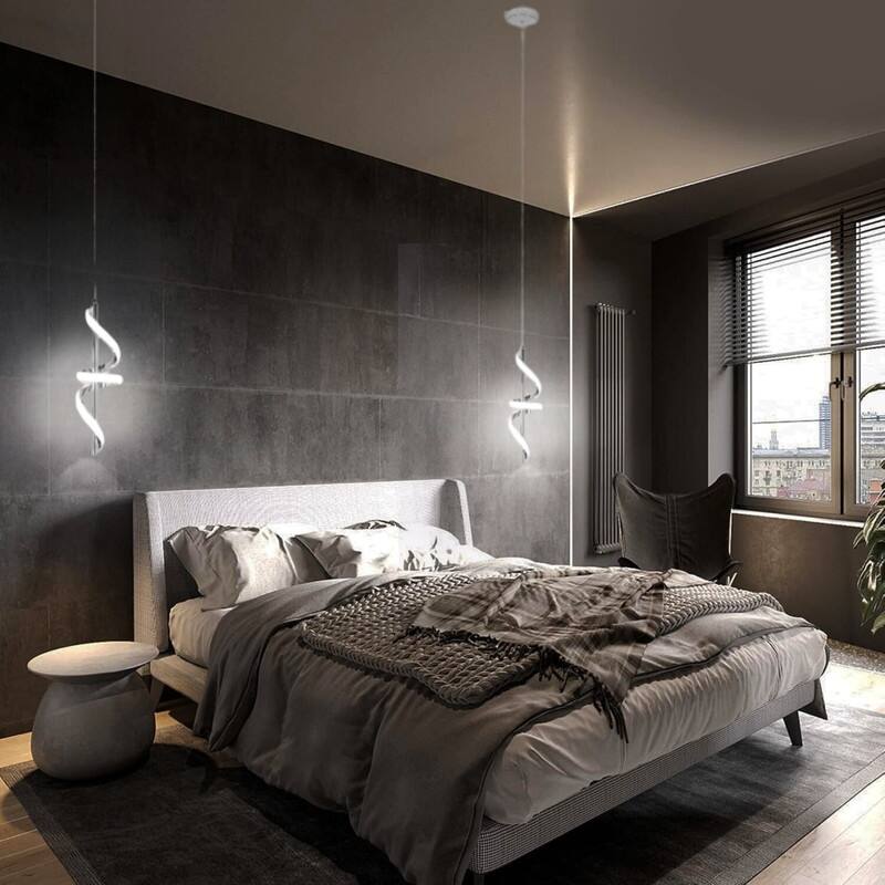 Modern light kitchen silver pendant light aluminum hangable light