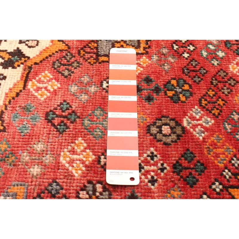 ECARPETGALLERY Hand-knotted Anadol Red Wool Rug - 4'2 x 6'5