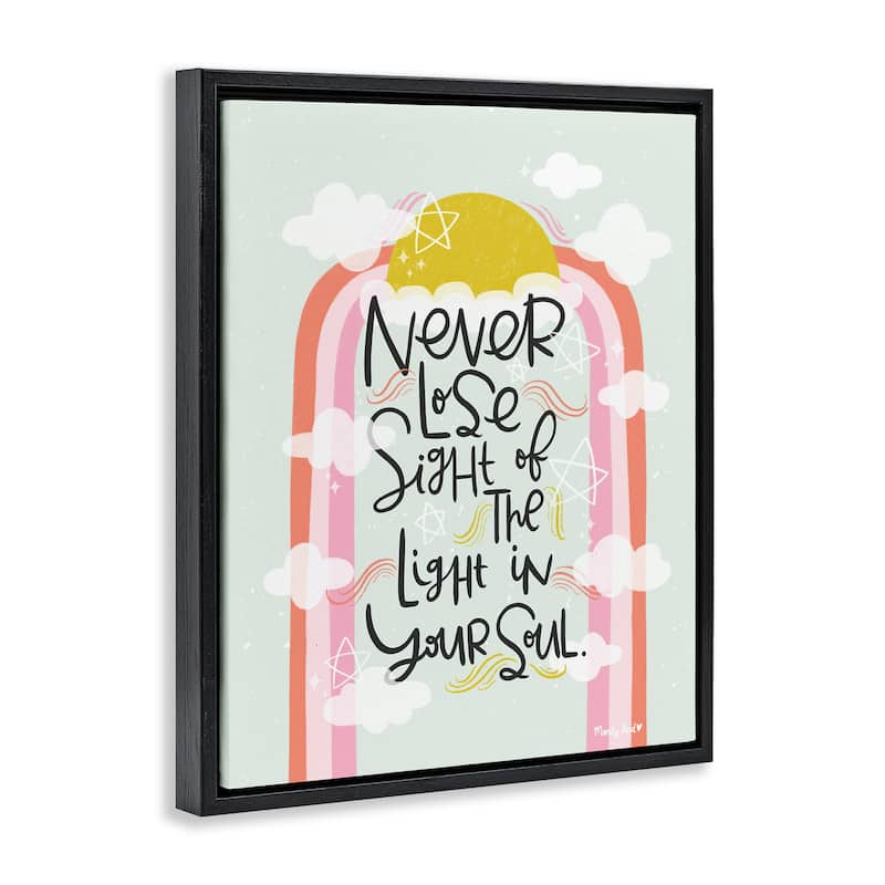 Stupell Light In Your Soul Framed Floater Canvas Wall Art Design By Mandy Ford Art + Illustration