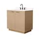 Option Light Straw / White Quartz Top / Matte Black