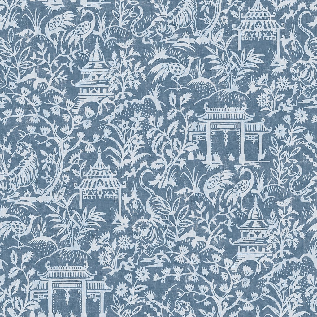 Galerie Wallcoverings Secret Garden Botanical Toile Non-woven Matte Wallpaper Roll