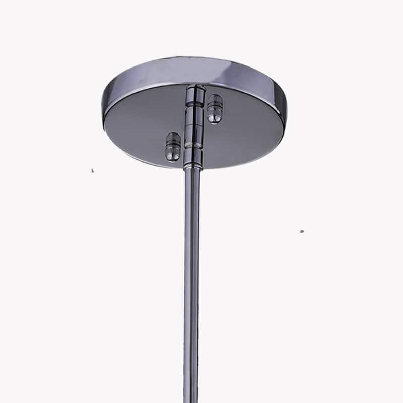 Iris 4-light Metal and Crystal Drum Chandelier
