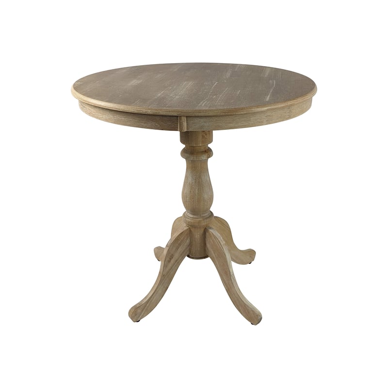Carolina Living Fairview Round Pedestal Bar Table - 36" - Natural Driftwood