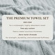 preview thumbnail 71 of 150, Linery & Co. Combed Cotton Bath Towel Set