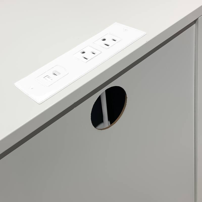 3 Drawer Nightstand with Charging Station and USB Ports & Power Outlets,Wooden Bed Side Table NightStands for Bedrooms