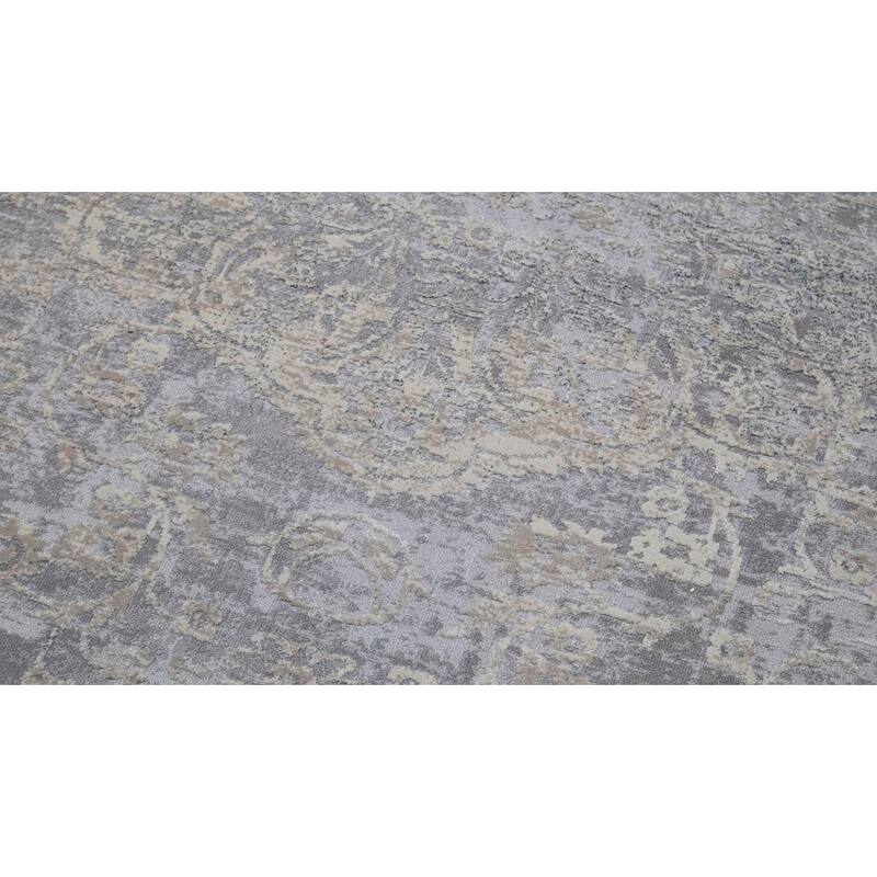Vintage Regal Grey Beige Rug