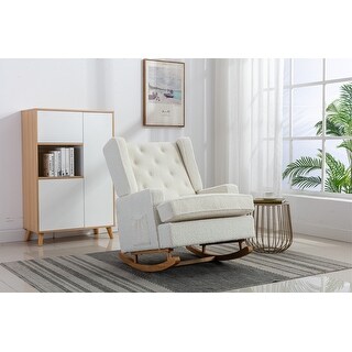 Mid-Century Modern Rocking Chair - Bed Bath & Beyond - 38234435