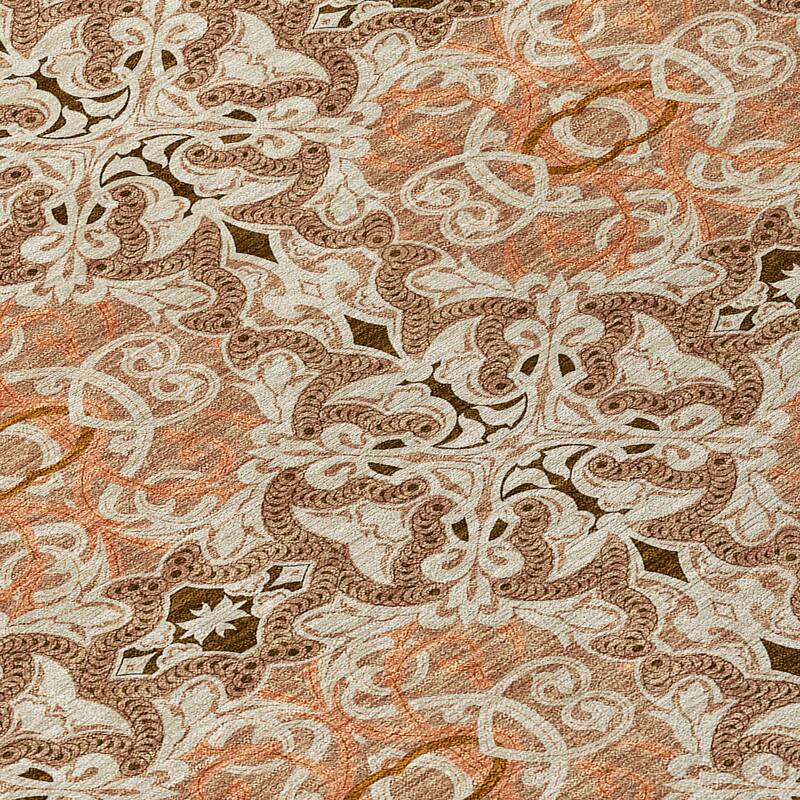 Machine Washable Indoor/ Outdoor Chantille Traditional Medallions Rug
