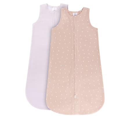 Ely's & Co. Baby Wearable Blanket - Sleep Sack - Tulip & Stripes - 2 Pack