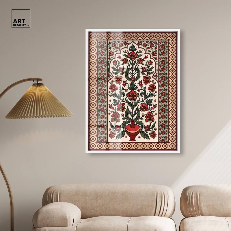 Royal Floral Mat Shadowbox by Art Remedy