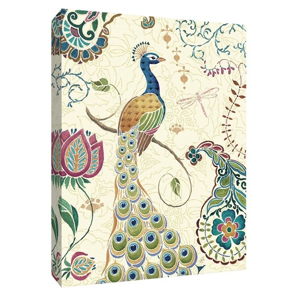 PTM Images 9-154903 PTM Canvas Collection 10" x 8" - "Peacock Fantasy II" Giclee Peacocks Art Print on Canvas