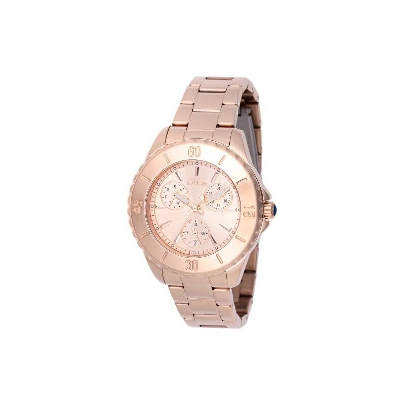 Invicta Women's 48403 Angel Quartz Chronograph Rose Gold Dial Watch - Rose Gold