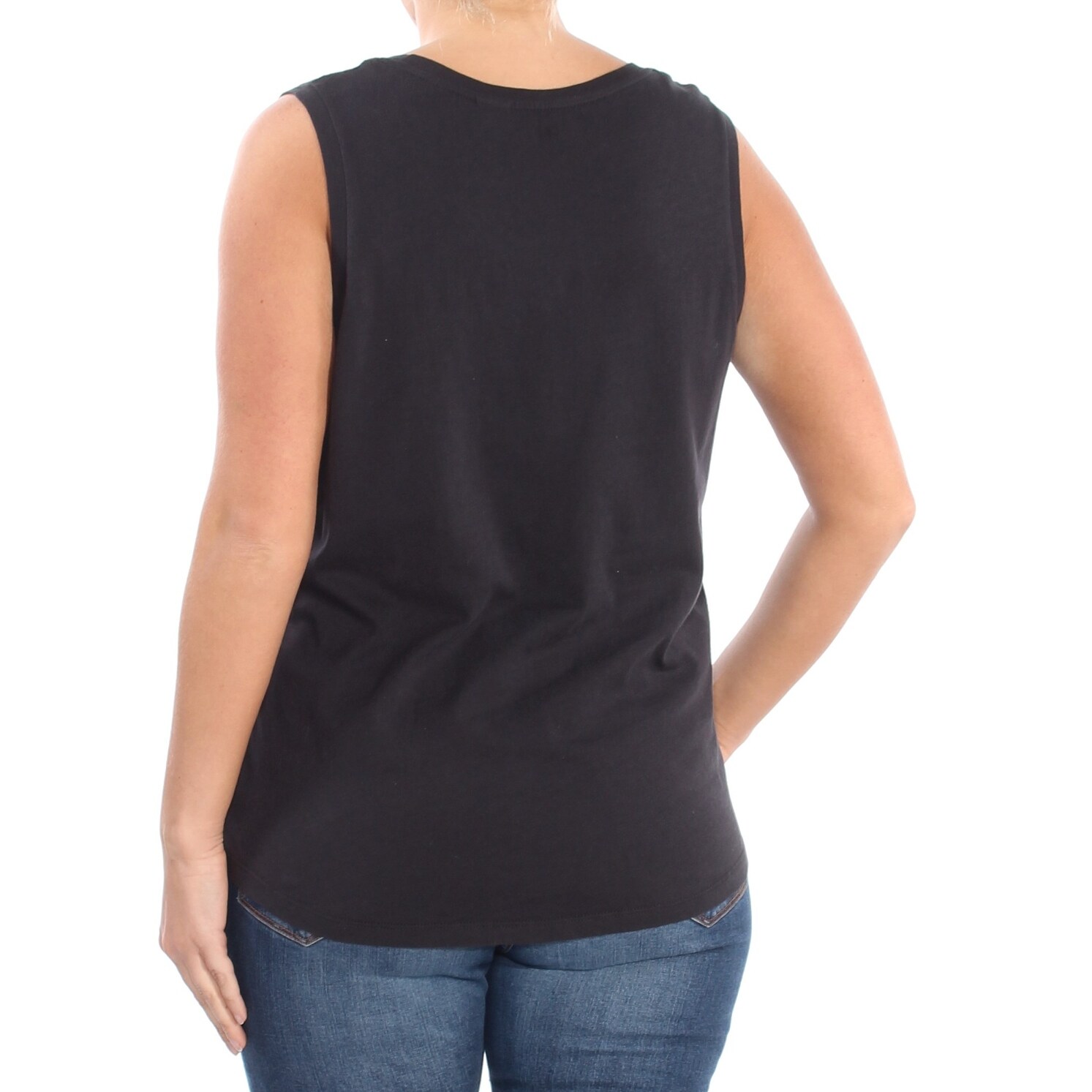 womens black levi top