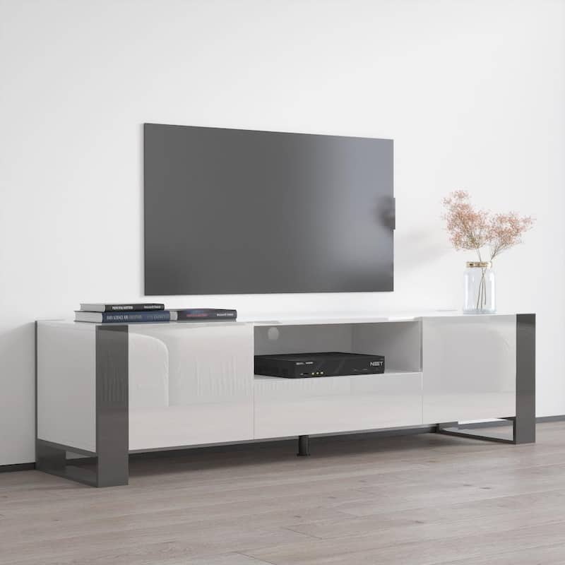 Woody 71" Modern All High Gloss TV Stand