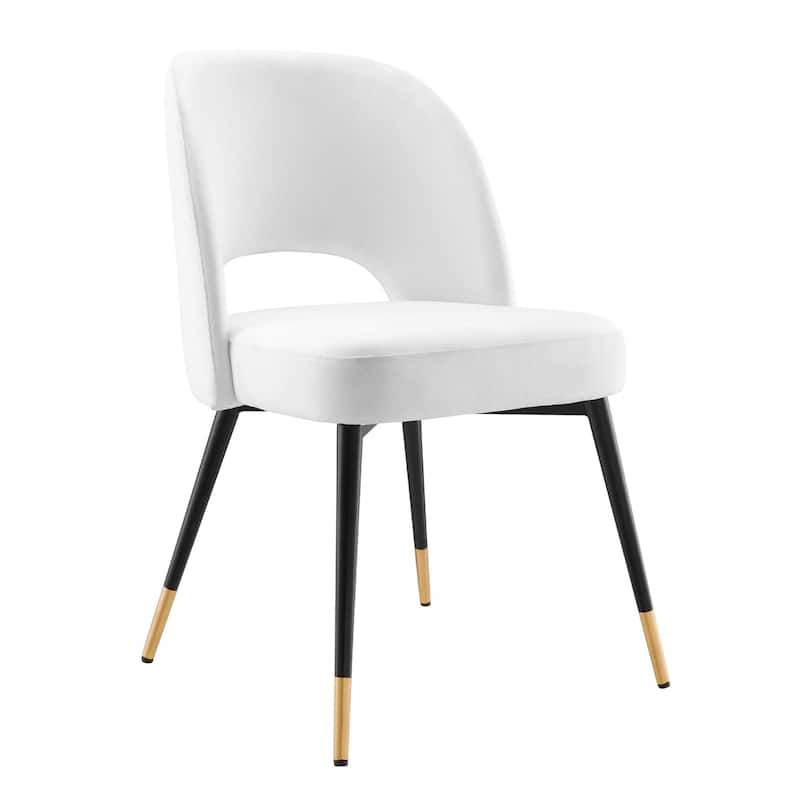 Rouse Performance Velvet Dining Side Chairs (Set of 2)