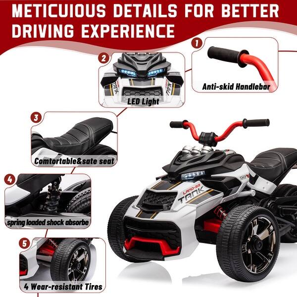 slide 2 of 6, Kids Atv 3 Wheeler