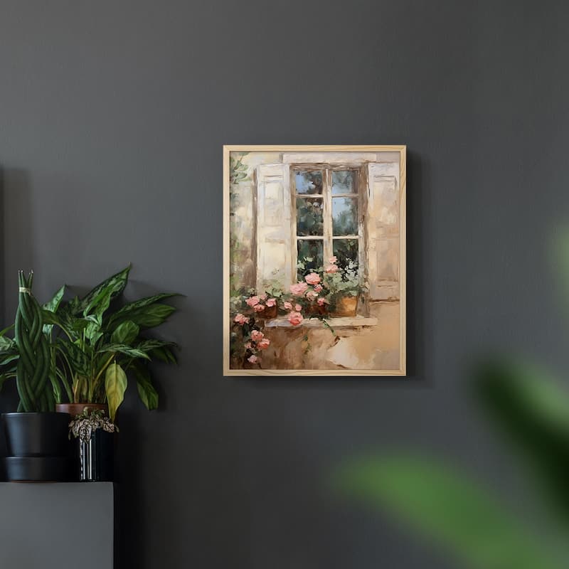 Vintage Floral Print CCXXXVI -Framed Print