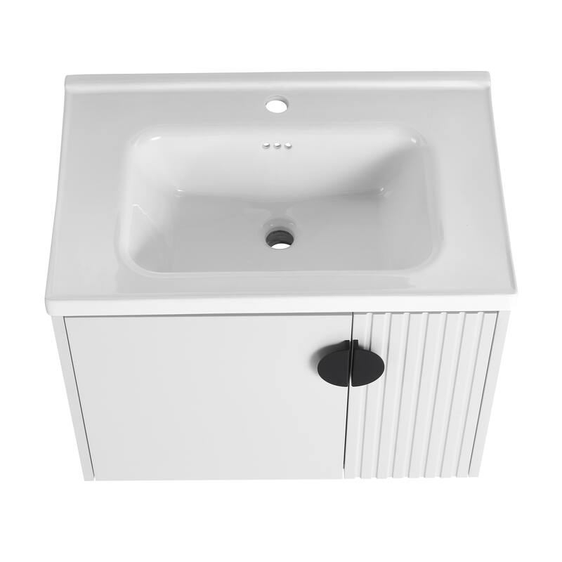 Topcraft Wall Mounted Bathroom Vanity with Sink