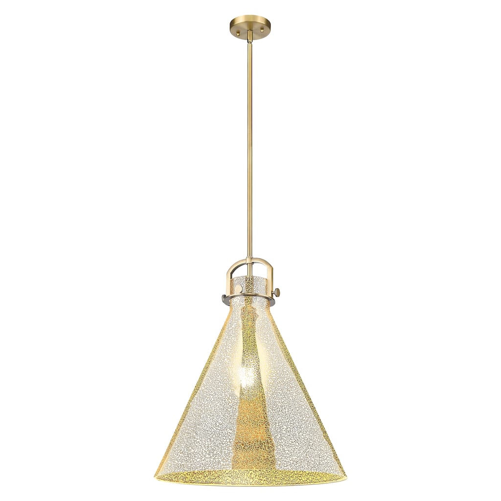 Innovations Lighting Downtown Urban - Newton Cone - 1 Light 18" Stem Hung Arched-Frame Pendant