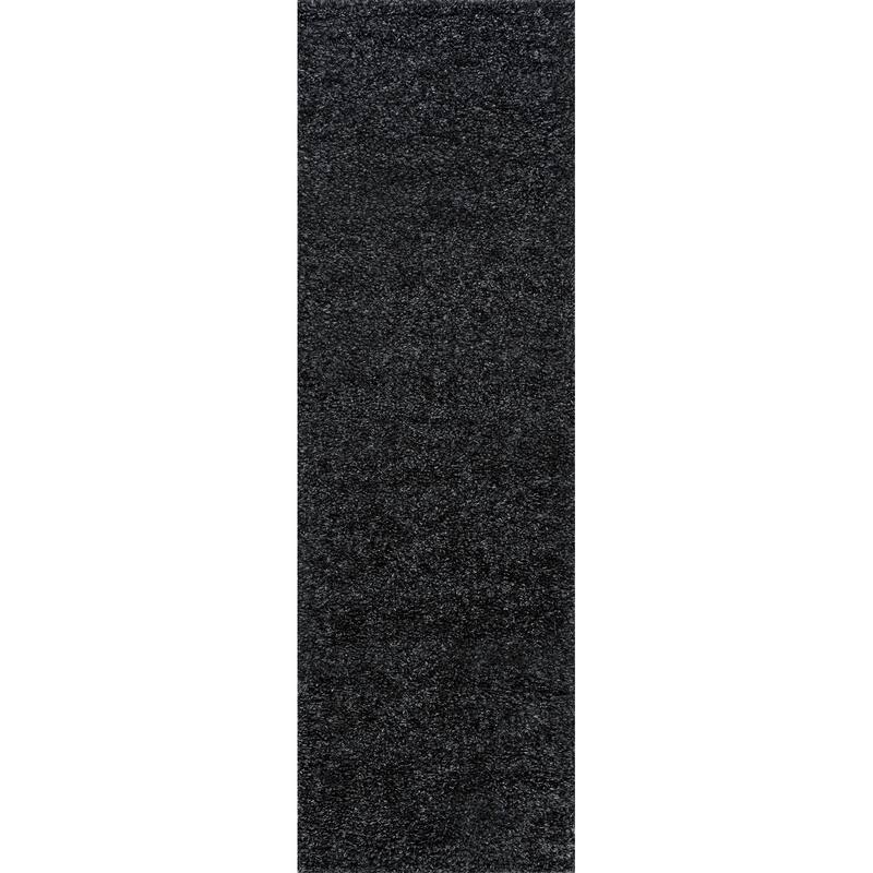 Sohni Shag Farmhouse Solid Color Indoor Area Rug