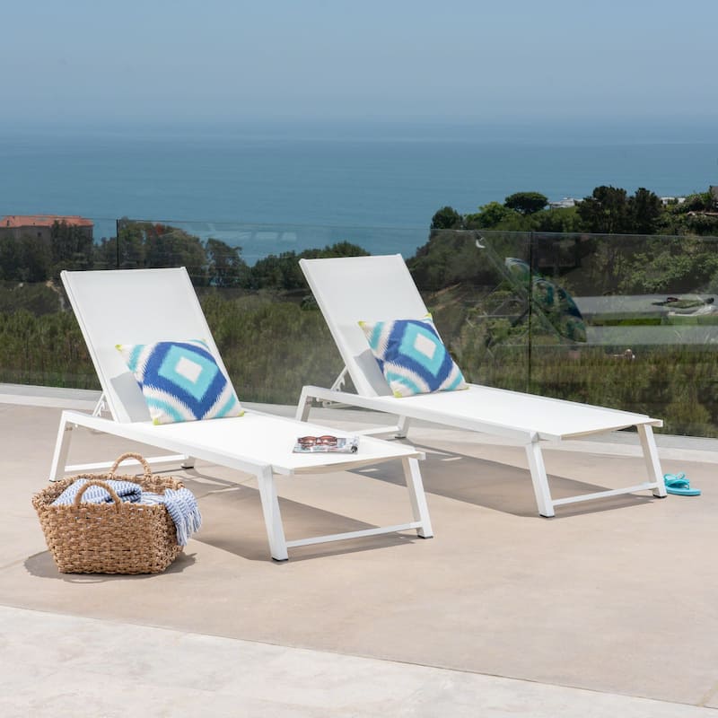 Myers Chaise Lounge (Mp2) - White