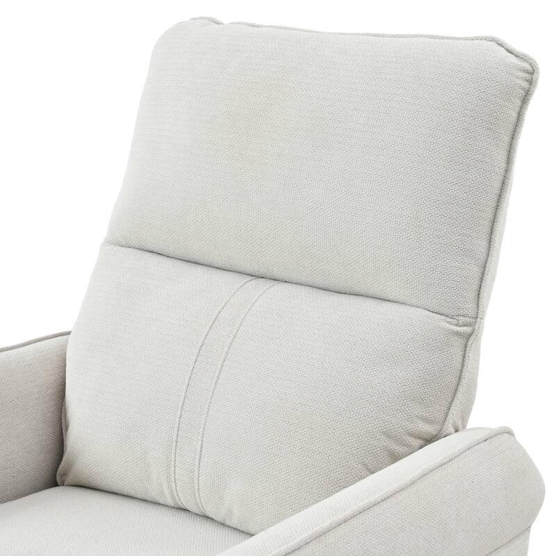 GDFStudio - 270° Power Swivel Rocker Recliner Chair