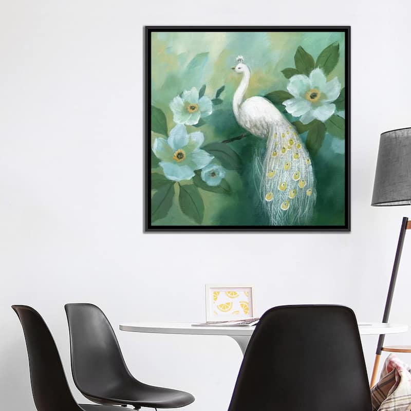 iCanvas "Proud Peacock" by Nan Framed Canvas Print
