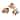 Tortoiseshell Fish Christmas Xmas Ornament Set of 3 - Set of 3
