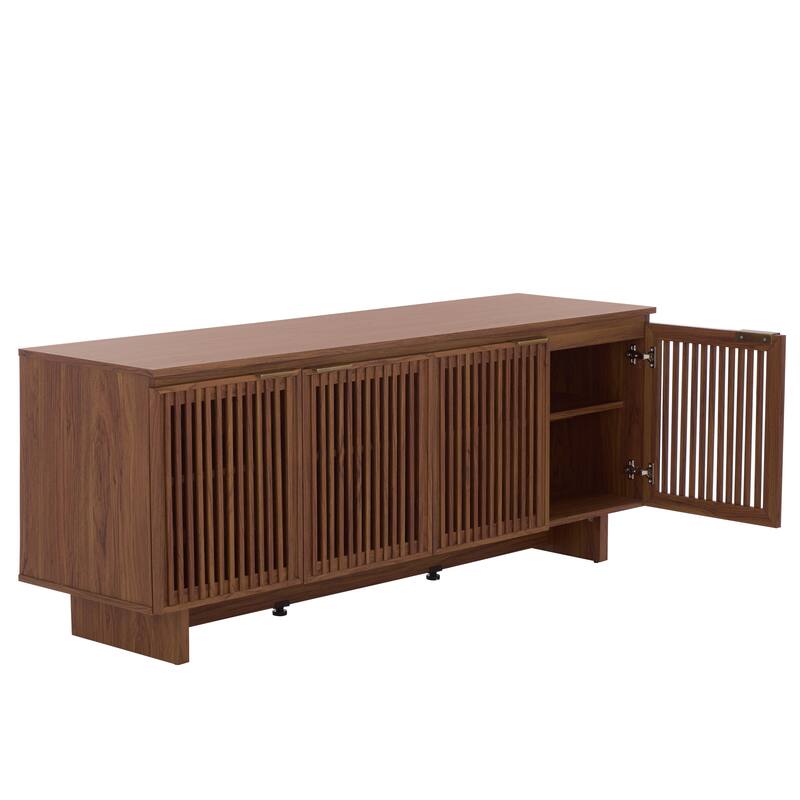 SAFAVIEH Home Quaid 4-Door Sideboard - 62"W x 18"D x 25"H