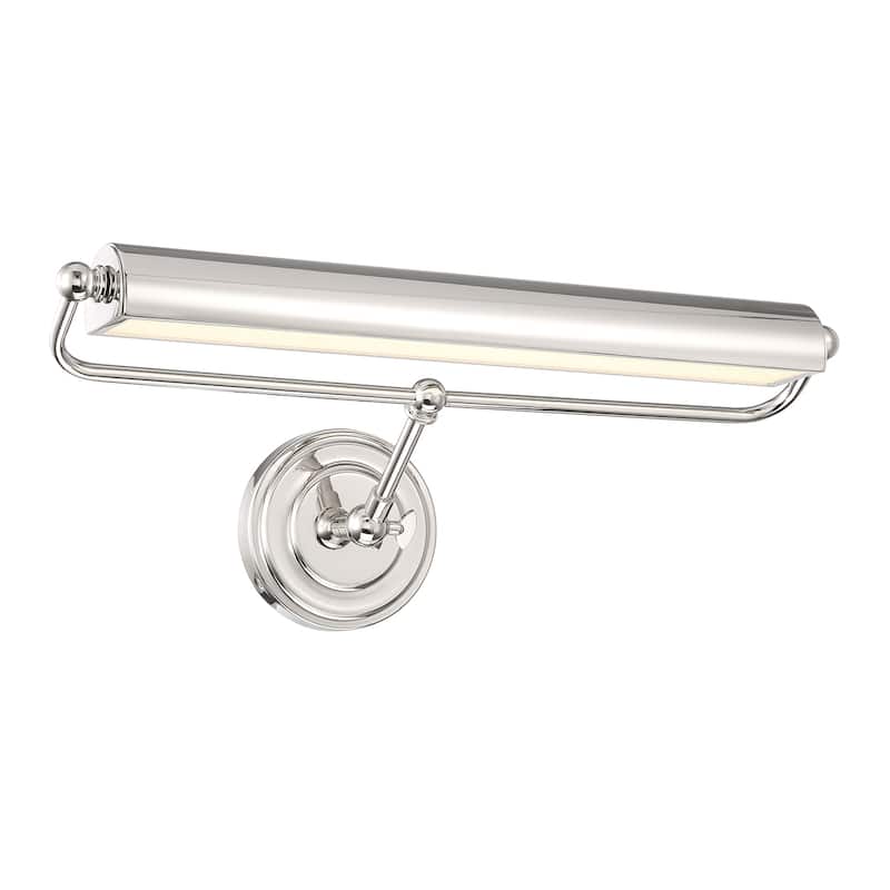 Miller Integrated LED Polished Nickel Sconce