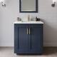 Option Dark Blue / Giotto Quartz Top / Brushed Gold