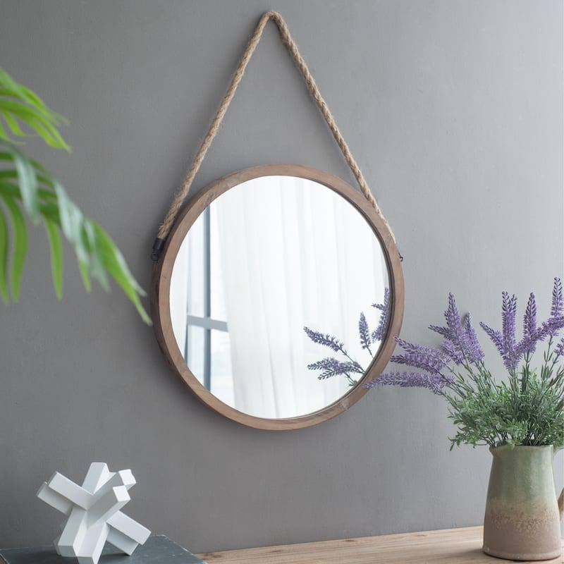 Round Metal Wall Mirror