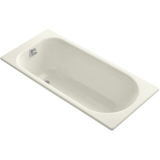 Kohler Tea-For-Two 5.5 Foot Reversible Drain Cast Iron ...