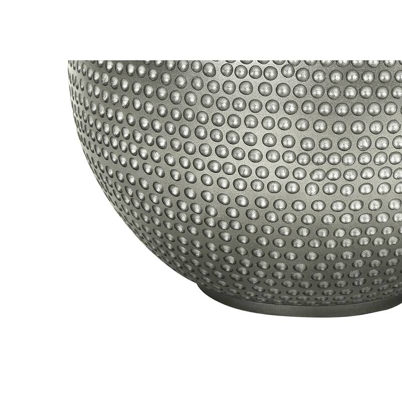 Lighting, 19"h, Table Lamp, Grey Resin, Ivory / Cream Shade, Modern