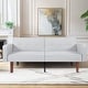 preview thumbnail 16 of 31, 68 in. Soft Convertible Sofa Bed with Adjustable Backrest and Solid Wood Legs