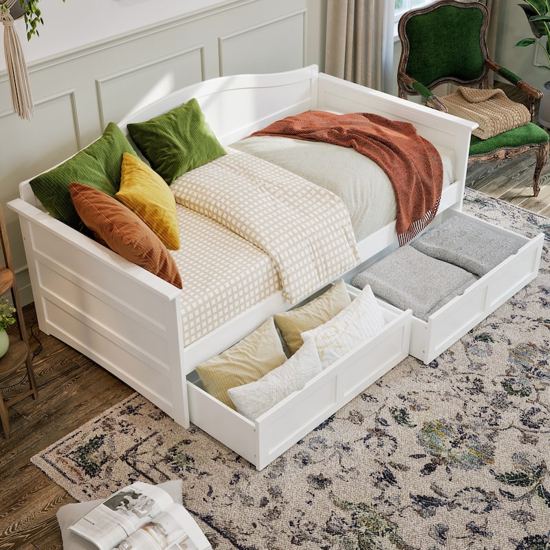 AFI Acadia Twin Size Daybed with Storage Drawers