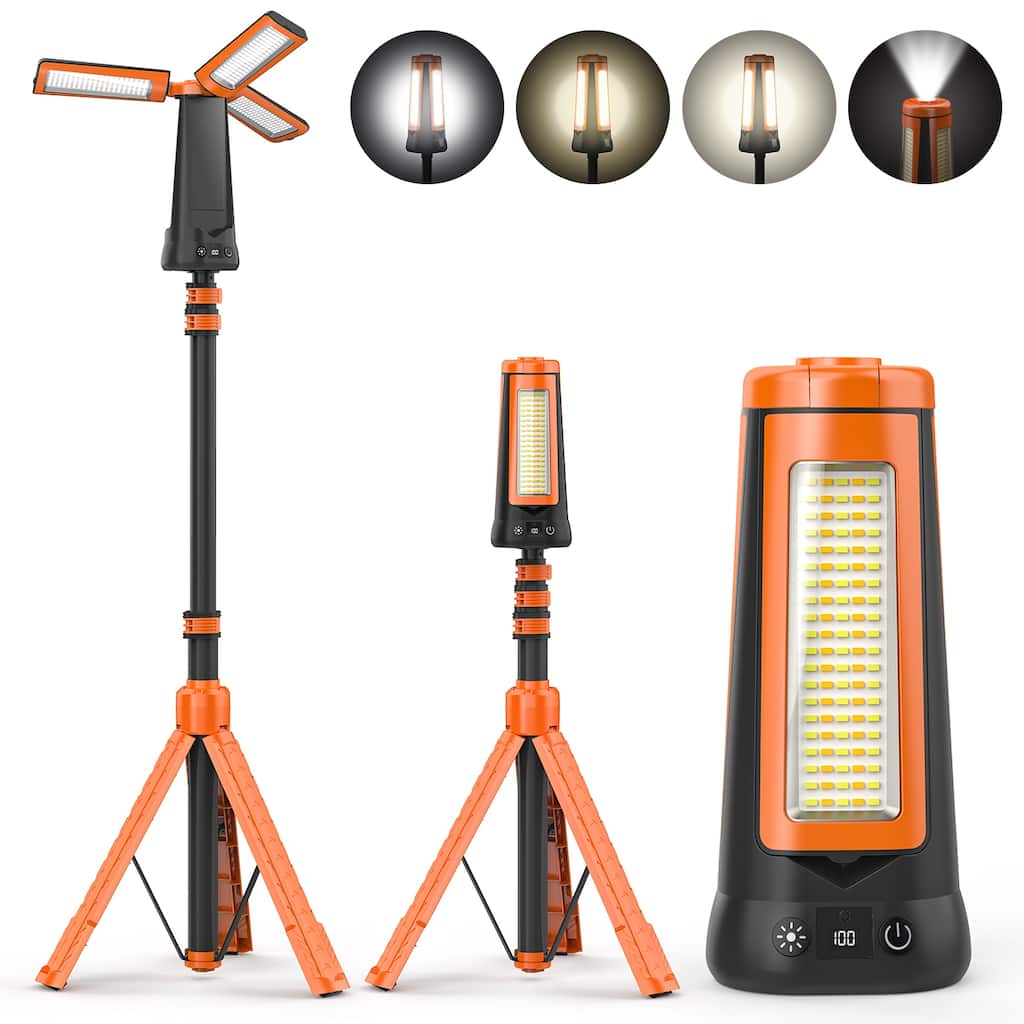 Portable LED Camping Work Light with Detachable Tripod