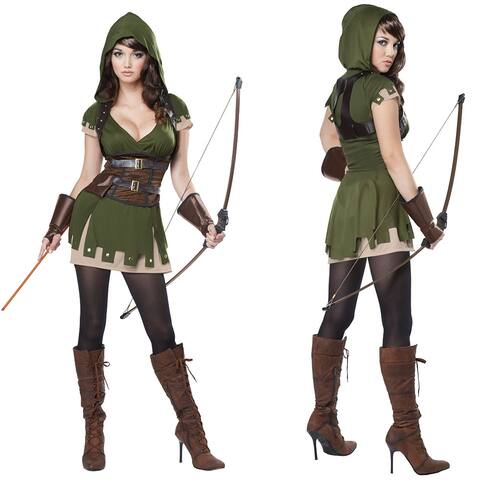 Womens Lady Robin Hood Halloween Costume