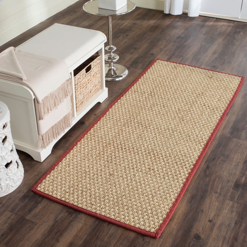 SAFAVIEH Natural Fiber Zymryd Basketweave Seagrass Rug