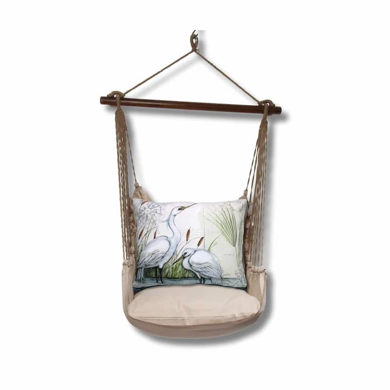Magnolia Casual Swing Set 4 piece - Latte Solid w/ Heron Pair