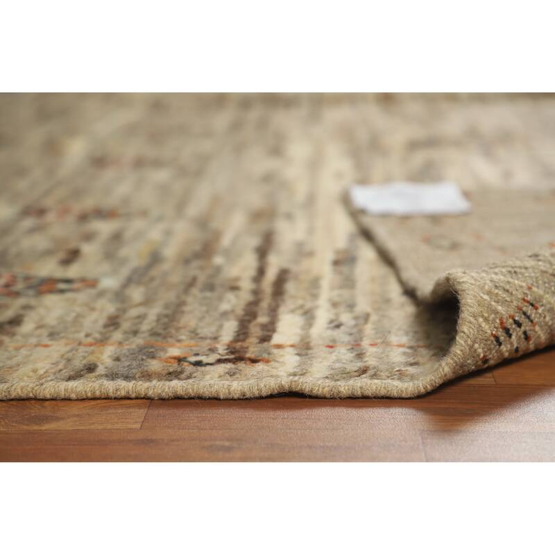 Moroccan Oriental Area Rug Handmade Living Room Wool Carpet - 7'3" x 9'7"