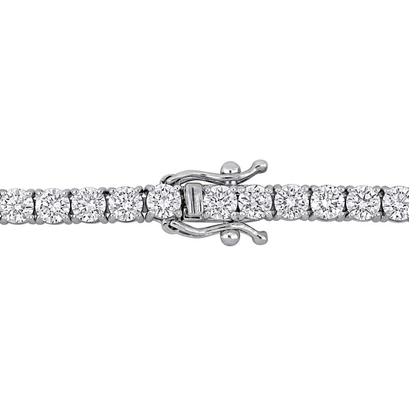 Miadora 14k or 18k White Gold Diamond Necklace 4 to 15 3/8ct TDW