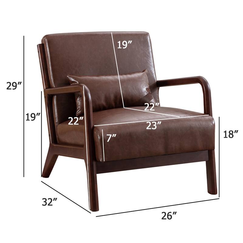 Aston Modern Solid wood Accent Chair