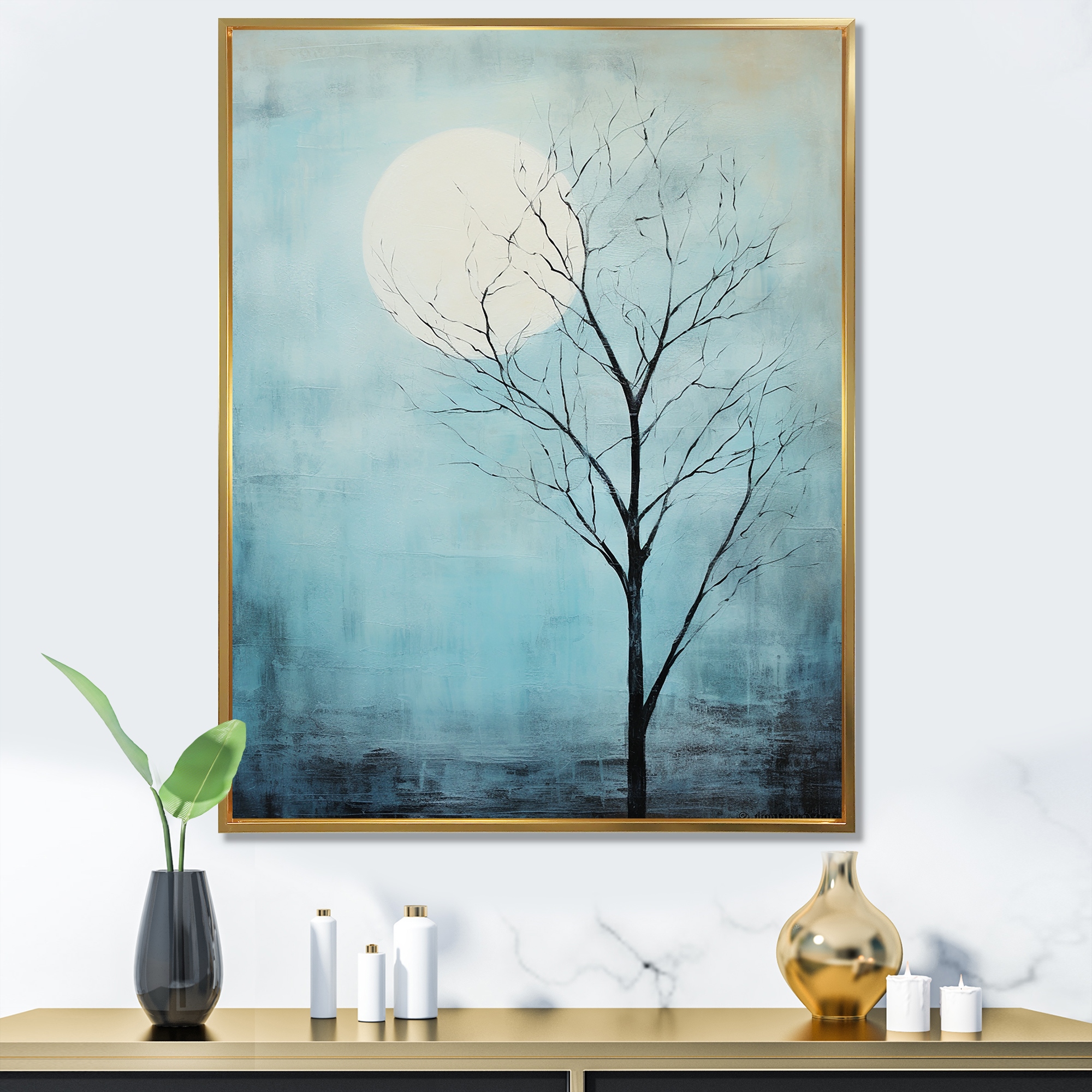 「MOON.」CLARITY ART Amazon.com: Full Moon Night Sky Black White Vivid Detail