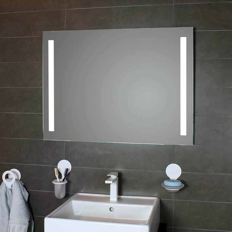WS Bath Collections Simply 23-3/5"W x 31-1/2"H Wall Mounted Mirror - Mirrored