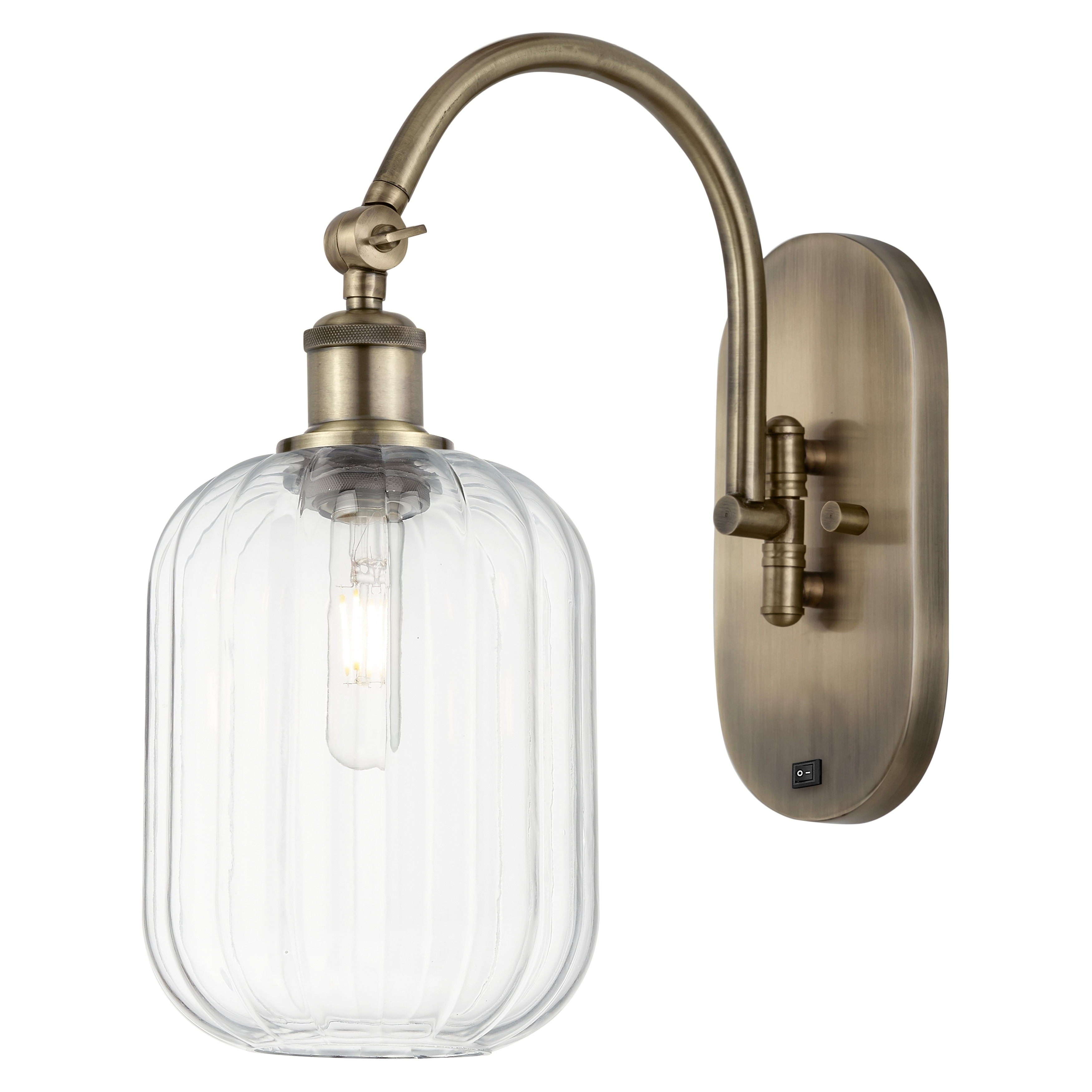 Innovations Lighting Endless Possibilities Ballston - Preston - 1 Light 7" Jar Shade Swiveling Sconce