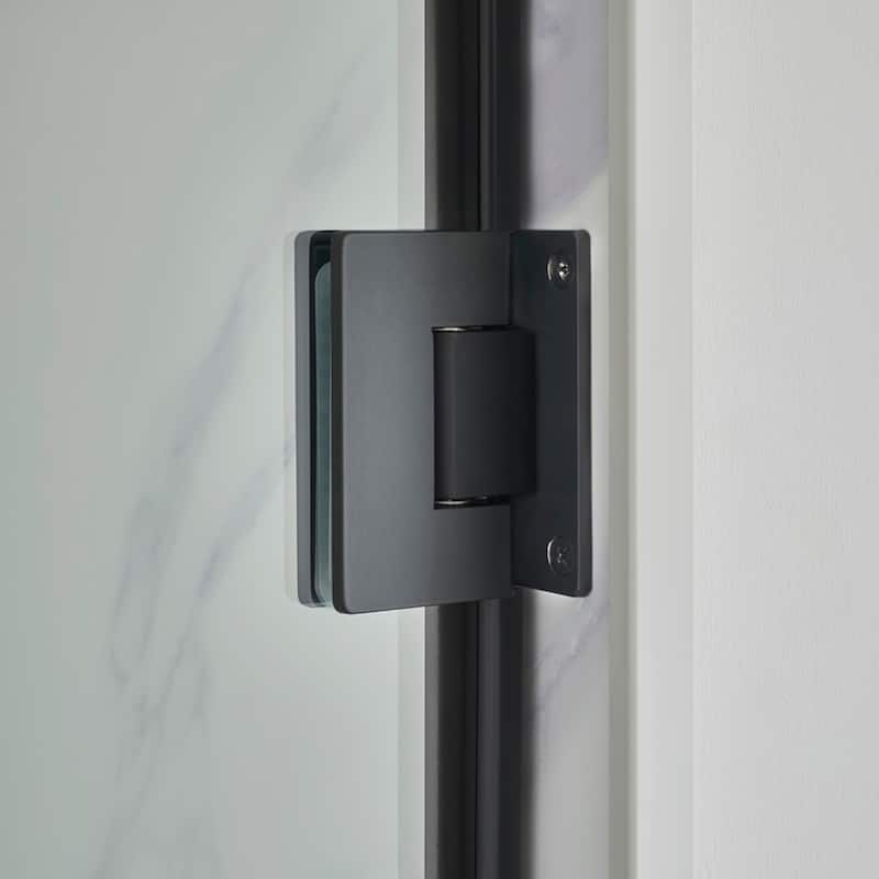 CRAFT + MAIN MRHG6074-GR Marina 74" High x 60" Wide Hinged Frameless