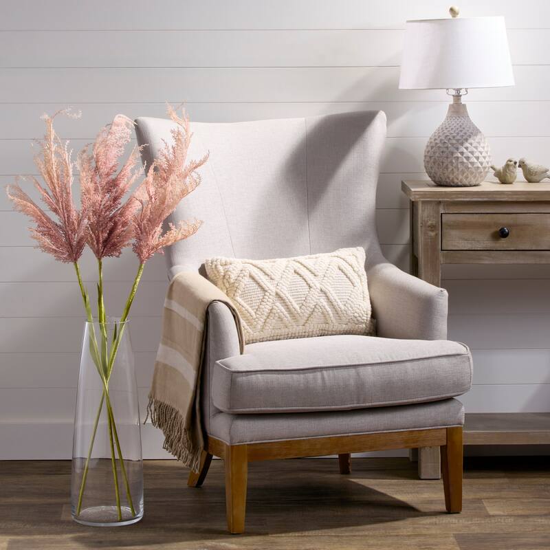 37" Pampas Spray Set of 3 - Pink